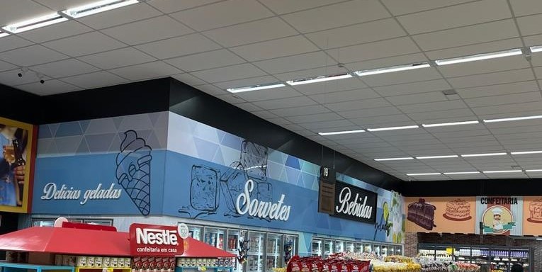 Comunicação visual interna X Supermercados