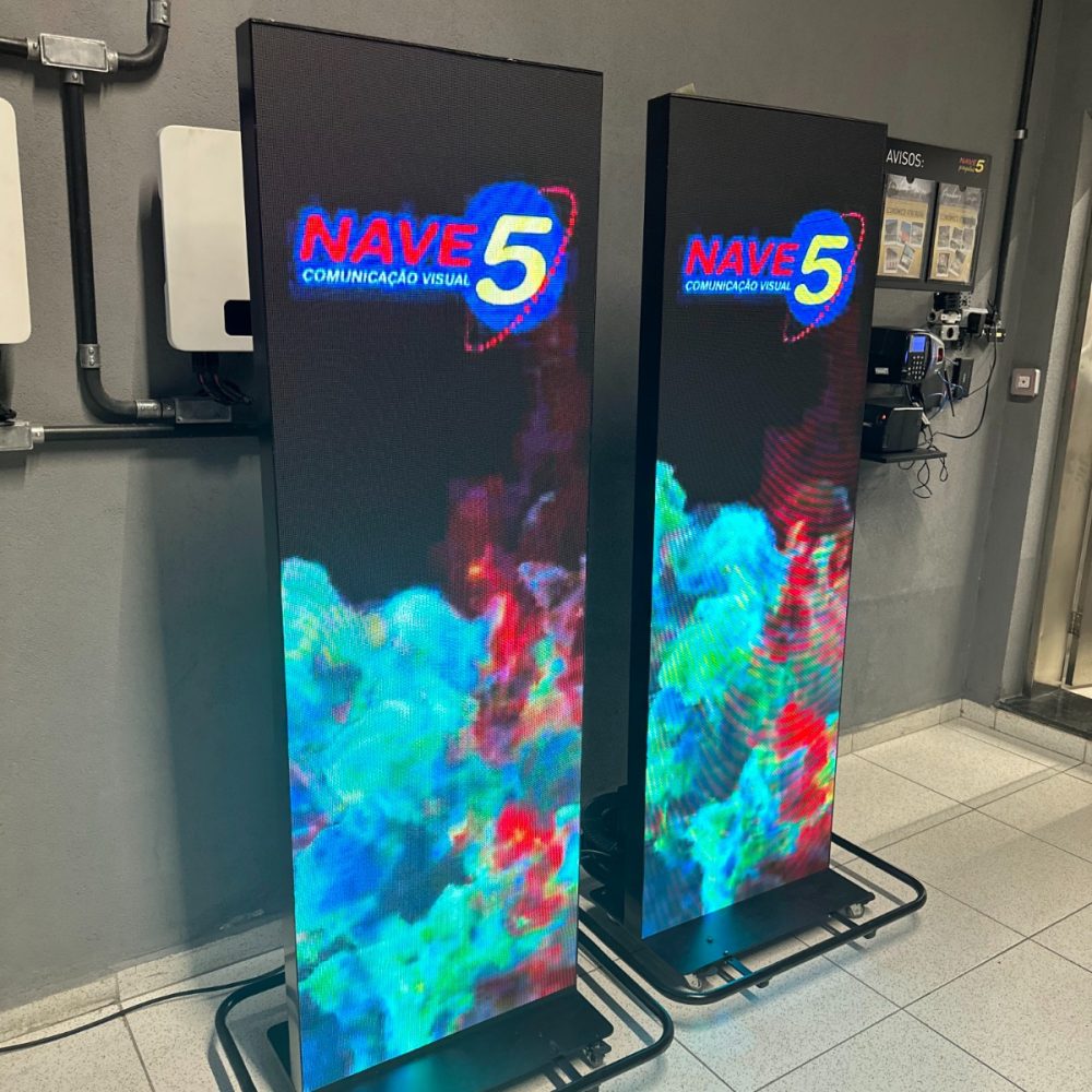 painel totem led
